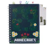 Innovative Designs Minecraft Tab Journal Notebook for Kids, Spiral Bound, 96 pagine a righe, 8 x 7 pollici