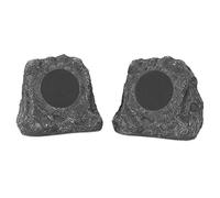 Innovative Technology Altoparlanti Bluetooth da esterno da 5 Watt con adattatore A/C e batteria ricaricabile integrata da 5200 mAh, coppia, colore: carbone