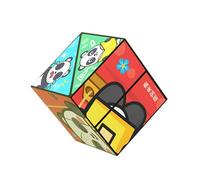 Innovativi cubi pieghevoli divertenti puzzle giocattolo antistress per uso domestico gioco di rilassamento della mente Panda Puzzle Cubes Set