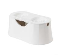 Innovativo 2 in 1 Espresso Knock Box e tappetino con riduzione del rumore per una migliore preparazione del caffè (bianco)
