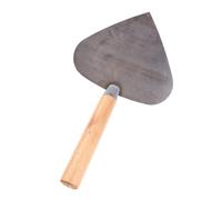Innovativo a forma di cuore, pala rotonda, manico in legno in acciaio al manganese, 33 x 17,5 cm, 12,99 x 6,89, spatola per pulizia anti ruggine