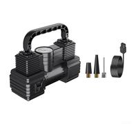 Innovativo compressore portatile progettato per soddisfare tutte le vostre esigenze di gonfiaggio rapido in modo efficace (nero)