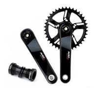 Innovativo design a manovella per bicicletta in fibra di carbonio e materiali AL7075; adatto per montaggio diretto su sistemi GXP (32T)