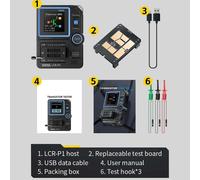 Innovativo dispositivo LCRP1 per test completi di transistor e condensatori