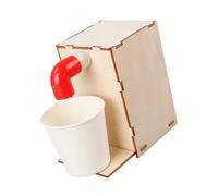 Innovativo esperimento scientifico con fontanella automatica, set assemblaggio manuale, giocattolo didattico in legno per bambini, studenti, progetto apprendimento