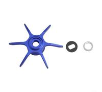 Innovativo freno a stella progettato specificamente per Abu Max Series B3B4P3P4P5 Water Droplet Wheels (mano sinistra blu)