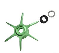 Innovativo freno a stella progettato specificamente per ruote a goccia d'acqua Abu Max Series B3B4P3P4P5 (mano sinistra verde)