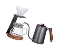 Innovativo gocciolatore per caffè con caraffa in vetro, supporto in metallo e bollitore da 600 ml, per la preparazione della birra in casa e per l ' uso in ufficio