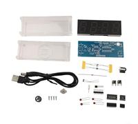 Innovativo kit orologio digitale fai da te progettato per insegnare i principi di base del circuito divertendosi ad assemblarlo da solo (multicolore)