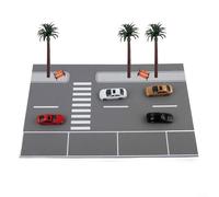 Innovativo modello di parcheggio per auto progettato per coinvolgere narrazione in miniatura (luce bianca calda)