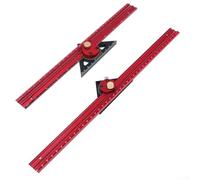 Innovativo righello da falegname che combina precisione e durata per un uso a lungo termine (40 cm)