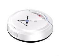 Innovativo robot aspirapolvere intelligente progettato per superare gli ostacoli automaticamente fornendo risultati di pulizia efficienti (bianco)