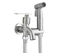 Innovativo rubinetto per bidet da bagno con una maniglia robusta e un metodo di installazione facile da usare (argento)