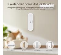 Innovativo Sensore di Temperatura e Umidità Wireless per Tuya per ZigBee
