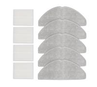 Innovativo Set Filtro + Pastiglie Panno Scopa per Conga 7490 X Treme per Genesis