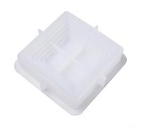 Innovativo silicone con design a righe, ideale per personalizzare i propri gioielli piatti o sottobicchieri (quadrato ondulato)