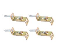 Innovativo supporto a parete per marmo e roccia Supporti angolari Affidabile gancio a muro zincato 4 / set Ottima aggiunta a qualsiasi spazio Gancio per pannello grandi dimensioni