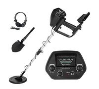 Innovativo trasduttore in metallo con display a LED per gioielli accurati e finitura a moneta Set trasduttore in metallo sotterraneo include pala e cuffie per inseguire accuratamente il tesoro in vari