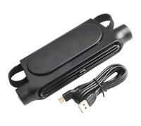 Innovativo ventilatore per sedile posteriore auto alimentato tramite USB, look elegante e funzionale per mantenere i passeggeri freschi (nero)