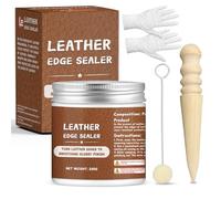 INNOVAYOU Kit sigillante per bordi in pelle, 200 g, gomma lucidante per bordi lisci e lucidi, aumenta la resistenza all'usura e l'effetto protettivo, adatto per borse, portafogli, accessori e altri