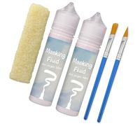 INNOVAYOU Liquido per mascheratura rosso da 120 ml per pittura ad acquerello, inchiostro resistente e vernice versante, liquido per mascheratura ad acquerello mantiene le aree incolori e i bordi