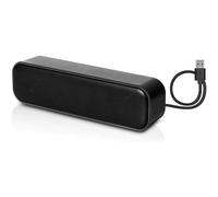 Innovazione audio: altoparlanti USB per computer, suono stereo ricco, facile da usare, luce colorata soffusa per creare atmosfera, buona qualità,