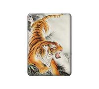 Innovedesire Chinese Tiger Brush Painting Tablet Case Cover Custodia per iPad 9.7 (2017,2018), iPad 6, iPad 5