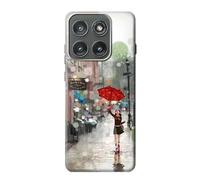 Innovedesire Girl in The Rain Case Cover Custodia per Motorola Edge (2025)
