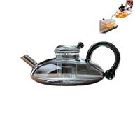 Innovessa - Teiera con filtro Sereno, 590 ml, set da tè riscaldabile, teiera Zahra Magic rimovibile, teiera in vetro con infusori, per tè sfuso e teiera da stregoneria (grigio fumo)