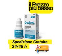Innovet Oculvet Gocce Oftalmiche Lenitive e Lubrificanti Cani e gatto 10 ml