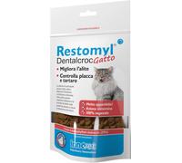 Restomyl Dentalcroc Snack per l'alitosi Innovet Gatto - 60 gr - 1° ORDINE? scegli lo sconto BZR5 / BZR20 + 200 punti fedeltà