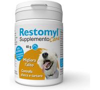 Innovet RESTOMYL Supplemento Cane 60 gr→ Migliora Alito combatte Placca nei Cani