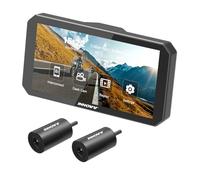 INNOVV N1 Pro 5.99 Pollici Moto Carplay Android Auto GPS Navigatore con Dash Cam Anteriore e Posteriore, 5.8G Wi-Fi, IP67 Impermeabile Full Screen Touch Screen Carplay Schermo per Moto