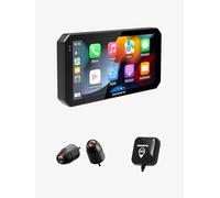 INNOVV N2 - Dash Cam per moto Carplay, touch screen da 6 pollici, supporta Android Auto e iOS, fotocamera anteriore e posteriore 2K 2K con navigazione GPS, modalità parcheggio, musica, Wi-Fi 5.8G