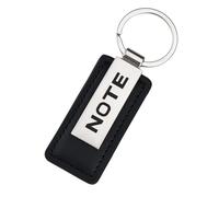 InnoWave Portachiavi dedicato per notebook, nota auto, vera pelle, Note Aura e-Power, Note S, Note X, portachiavi auto, nero