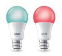 INNR E27 Connected Bulb - ZigBee 3.0 - Confezione da 2 lampadine regolabili multicolore + bianco - da 2200K a 6500K Intensità regolabile. - Nouvo