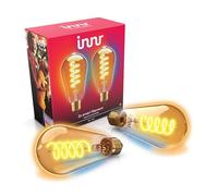 innr Lampadina Smart E27 Zigbee, Funziona con Hue* e Alexa (Bridge Richiesto), Filament Edison, LED Luce Bianca Calda e Fredda, Dimmerabile, 620 lumen - 2 pezzi