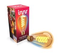innr Lampadina Smart E27 Zigbee, Funziona con Hue* e Alexa (Bridge Richiesto), Filament Edison, LED Luce Bianca Calda e Fredda, Dimmerabile, 620 lumen - 1 pezzo