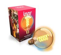 innr Lampadina Smart E27 Zigbee, Funziona con Hue* e Alexa (Bridge Richiesto), Filament Globe, LED Luce Bianca Calda e Fredda, Dimmerabile, 640 lumen - 1 pezzo