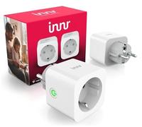 Innr Presa Intelligente, per Hue* e hub Zigbee, Confezione da 2 | 16A Smart Plug, Ripetitore Zigbee, Timer, Monitoraggio Energetico