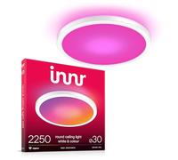 innr Smart Plafoniera LED Soffitto 30cm, Zigbee, Funziona con Hue* e Alexa (Bridge Richiesto), Lampadario Luce Bianca e Colorata, Lampada Camerratta RGB, Dimmerabile, 2250 lumen