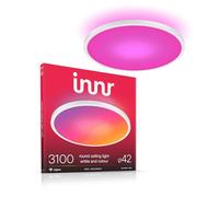 innr Smart Plafoniera LED Soffitto 42cm, Zigbee, Funziona con Hue* e Alexa (Bridge Richiesto), Lampadario Luce Bianca e Colorata, Lampada Camerratta RGB, Dimmerabile, 3100 lumen
