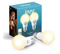Innr WiFi E27 Lampadina LED White, Compatibile con Alexa & Hey Google (Nessun Hub Richiesto), Dimmerabile, Bianca Calda 2700K, Wi-Fi Smart Bulb, 2-Pack, WRB 765-2
