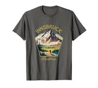 Innsbruck Retro Abbigliamento - Innsbruck Souvenir Maglietta