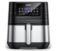 Innsky Friggitrice ad Aria 5,5 Litri, 1700W Friggitrice ad Aria Calda con 11 Programmi, Air Fryer con Funzione di Preriscaldamento, Sbrinamento, Keep Warm, Ricette Italiane