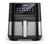 Innsky Friggitrice ad Aria 5.5L Senza Olio 1700W, Air Fryer con Ricette Italiane, 11 Programmi Autonomi, Lavabile in Lavastoviglie, PFOA Free, Temperatura 80-200°C