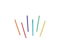 INNSPIRO Bastoncini in legno mix colori 49x2x2mm. 500u, 95560