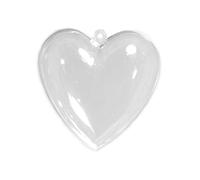 INNSPIRO Ciondolo plexiplast cuore 16 x 4,5 cm, bianco