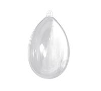 INNSPIRO Ciondolo Plexiplast Uovo 12x8 cm, Bianco, 12x8cm
