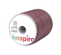 INNSPIRO Cordino in pelle metallica fucsia 1,0 mm. 100 m.